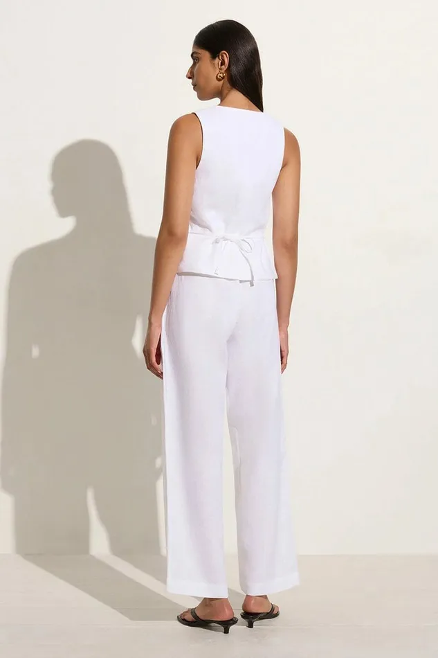 Women Faithfull The Brand Pants Duomo Pant White 8211 Faithfull The Brand