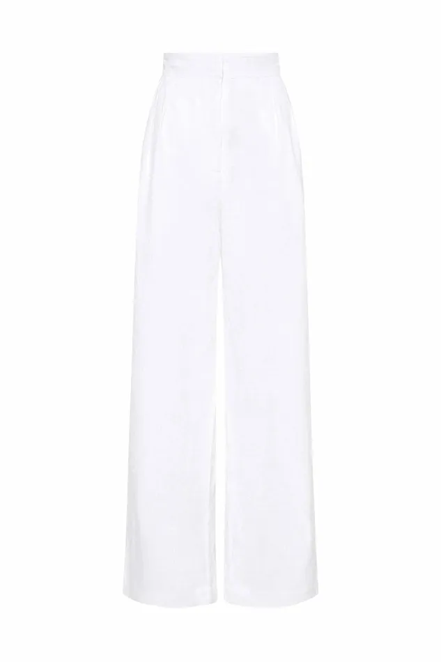Women Faithfull The Brand Pants Duomo Pant White 8211 Faithfull The Brand