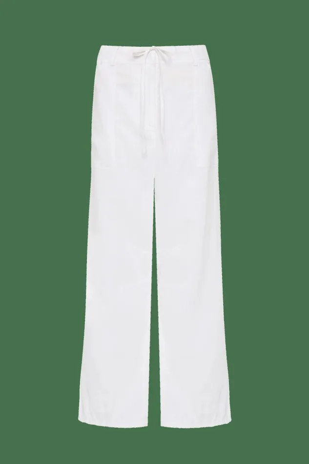 Women Faithfull The Brand Pants Geriba Pant White