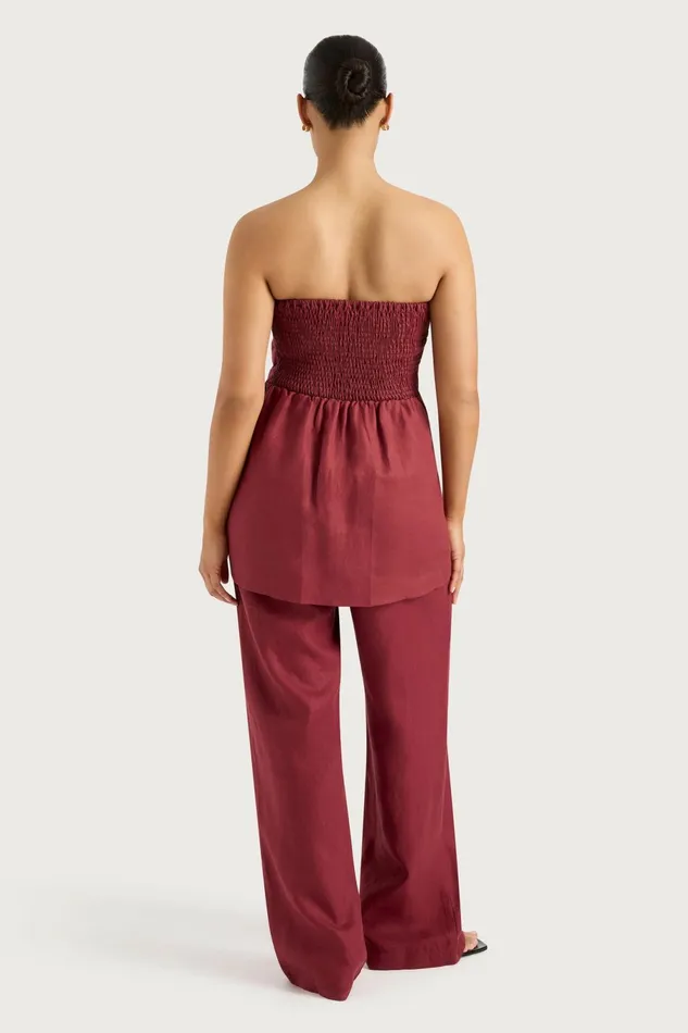Women Faithfull The Brand Pants Lulea Pant Wine