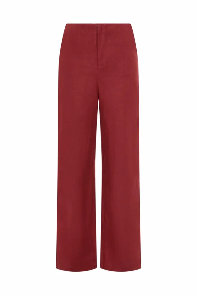 Women Faithfull The Brand Pants Lulea Pant Wine