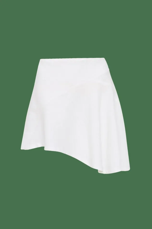 Women Faithfull The Brand Skirts and Shorts Antibes Mini Skirt White