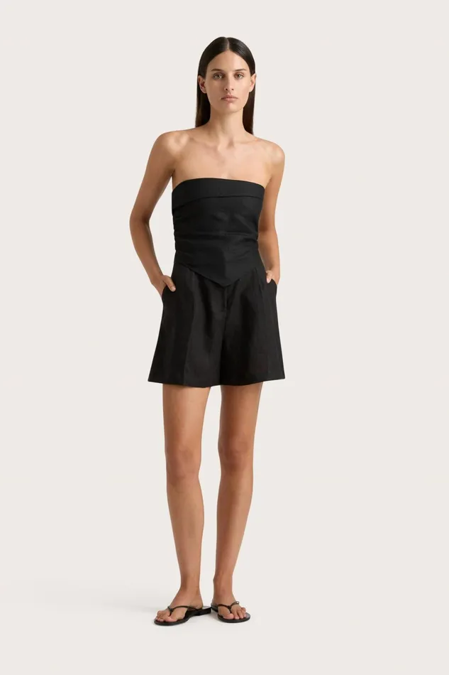 Women Faithfull The Brand Skirts and Shorts Antibes Short Black