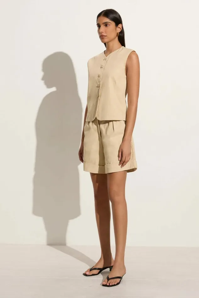 Women Faithfull The Brand Skirts and Shorts Campania Short Bleached Sand 8211 Faithfull The Brand Women Faithfull The Brand Skirts and Shorts Campania Short Bleached Sand 8211 Faithfull The Brand