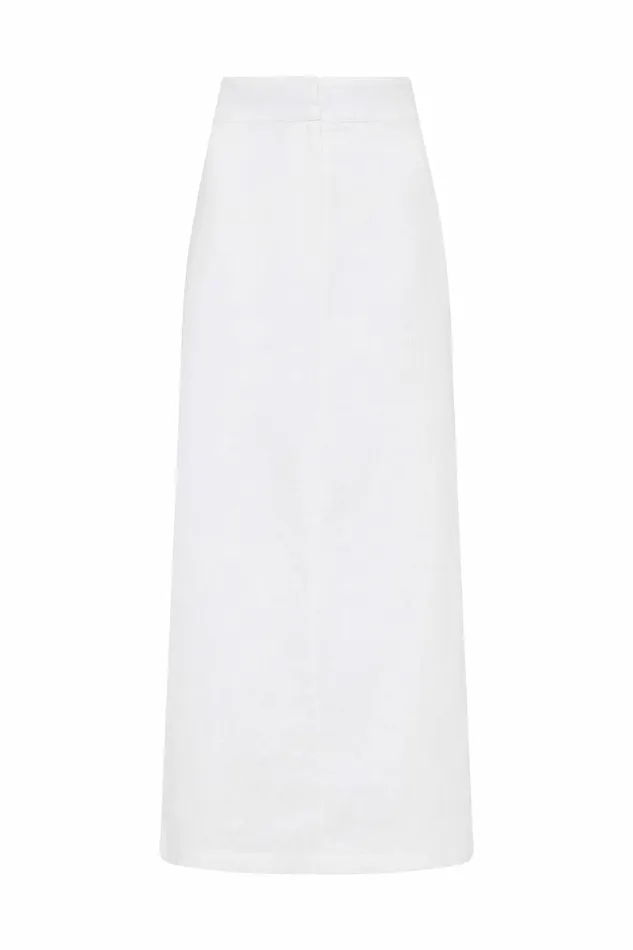 Women Faithfull The Brand Skirts and Shorts Nelli Skirt White 8211 Faithfull The Brand