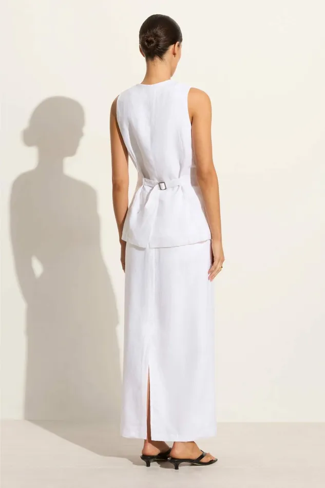 Women Faithfull The Brand Skirts and Shorts Nelli Skirt White 8211 Faithfull The Brand