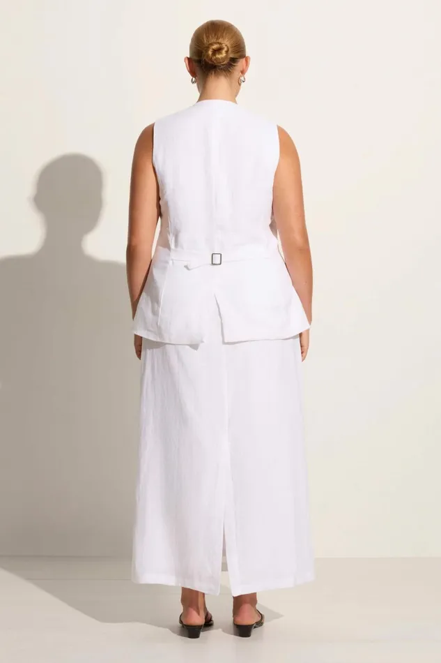 Women Faithfull The Brand Skirts and Shorts Nelli Skirt White 8211 Faithfull The Brand