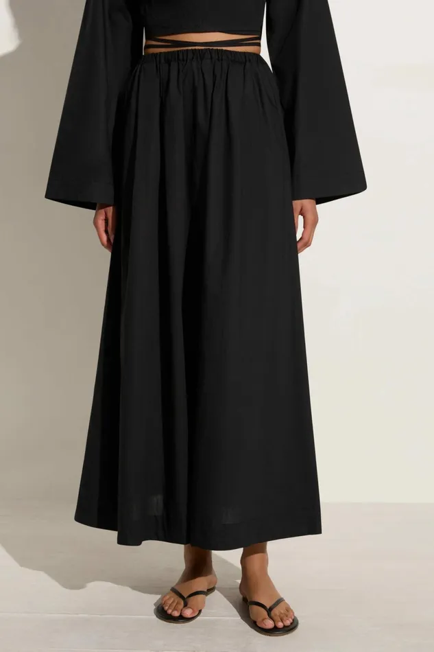 Women Faithfull The Brand Skirts and Shorts Scanno Skirt Black 8211 Faithfull The Brand