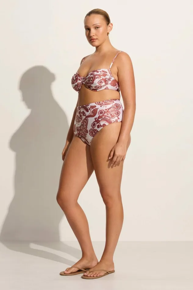 Women Faithfull The Brand Swim Stefania Bikini Top Alessia Paisley 8211 Faithfull The Brand