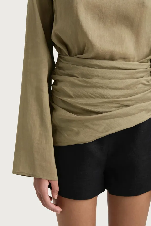 Women Faithfull The Brand Tops Adelia Top Khaki