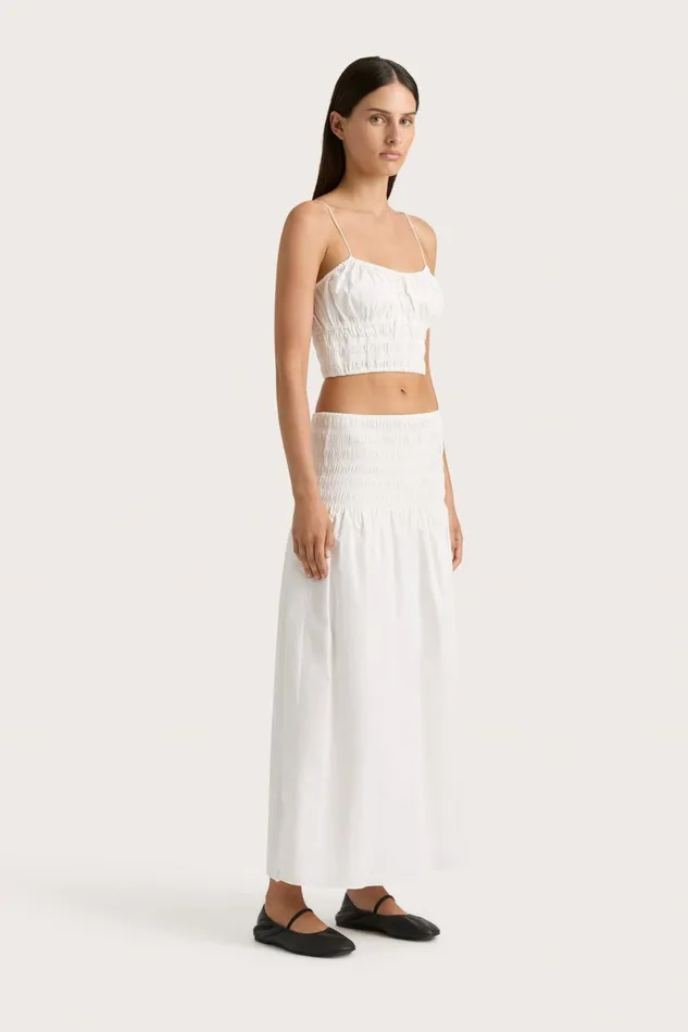Women Faithfull The Brand Tops Baia Top White