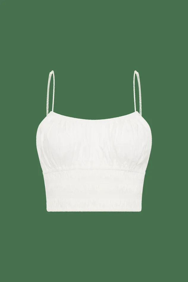 Women Faithfull The Brand Tops Baia Top White