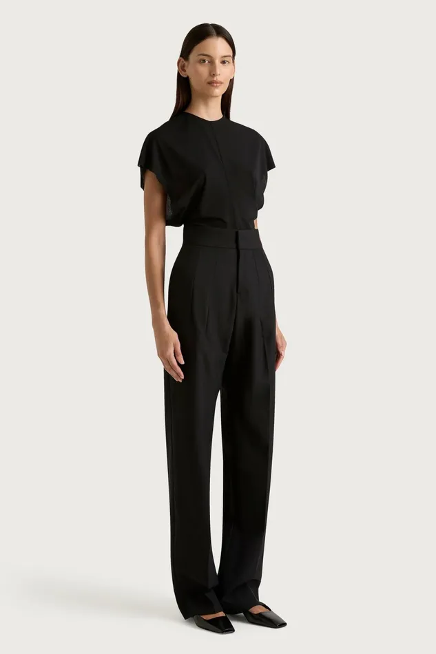 Women Faithfull The Brand Tops Brita Top Black