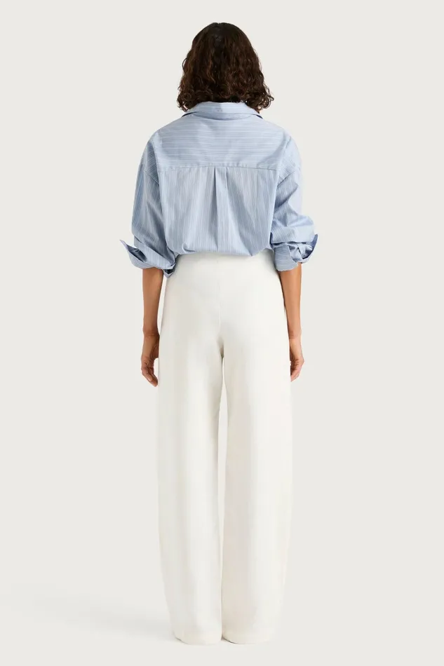 Women Faithfull The Brand Tops Freja Shirt Blue Pinstripe