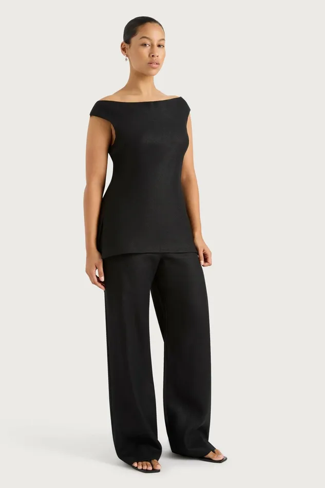 Women Faithfull The Brand Tops Ilride Top Black