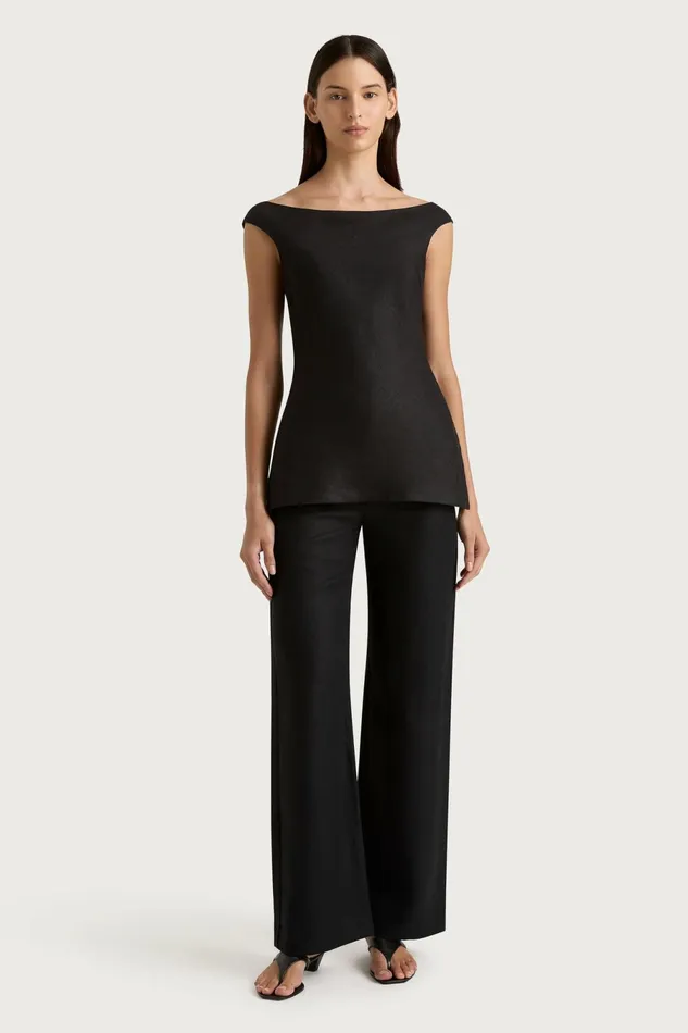 Women Faithfull The Brand Tops Ilride Top Black