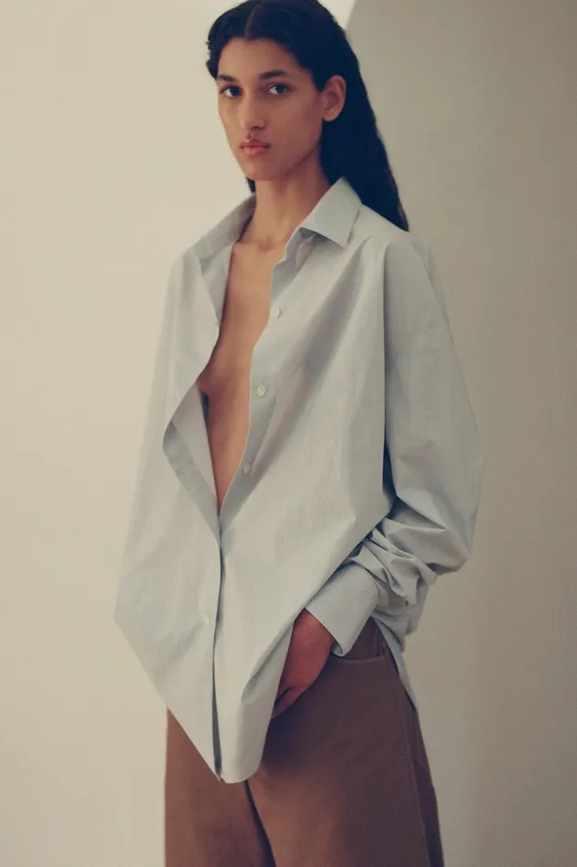 Women Faithfull The Brand Tops Vieste Shirt Sky Blue