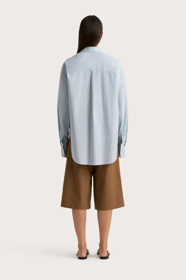 Women Faithfull The Brand Tops Vieste Shirt Sky Blue