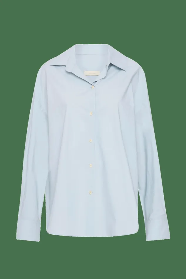 Women Faithfull The Brand Tops Vieste Shirt Sky Blue