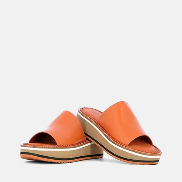 Women FAST Brown Clergerie Mules