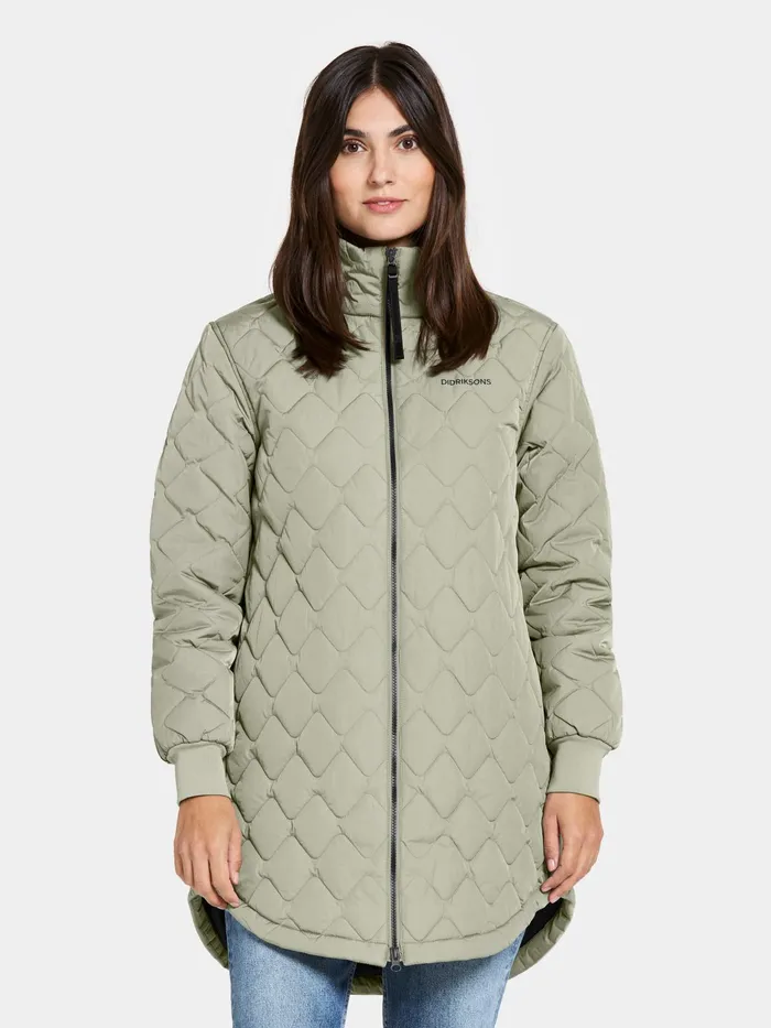 Women Gabbi Parka Wilted Leaf Didriksons Spring Jackets