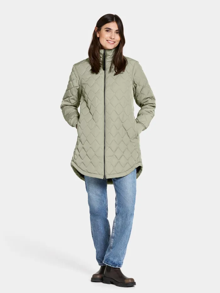 Women Gabbi Parka Wilted Leaf Didriksons Spring Jackets