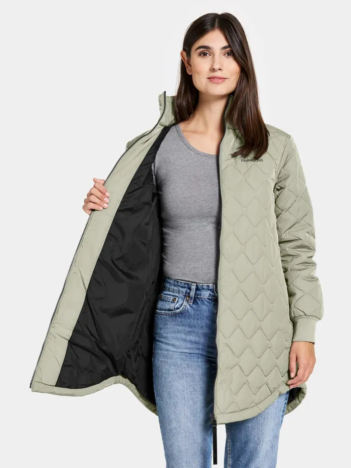 Women Gabbi Parka Wilted Leaf Didriksons Spring Jackets