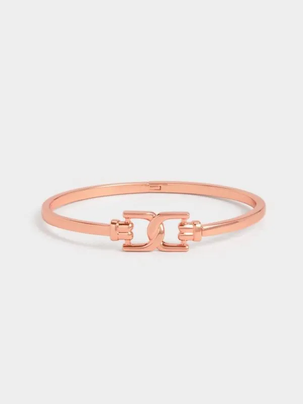 Women Gabine Cuff Bangle 8211 Rose Gold CHARLES and KEITH Bracelets