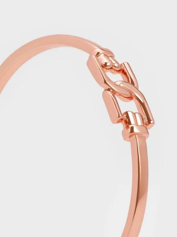 Women Gabine Cuff Bangle 8211 Rose Gold CHARLES and KEITH Bracelets Women Gabine Cuff Bangle 8211 Rose Gold CHARLES and KEITH Bracelets