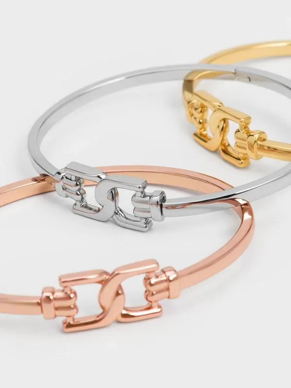 Women Gabine Cuff Bangle 8211 Rose Gold CHARLES and KEITH Bracelets Women Gabine Cuff Bangle 8211 Rose Gold CHARLES and KEITH Bracelets