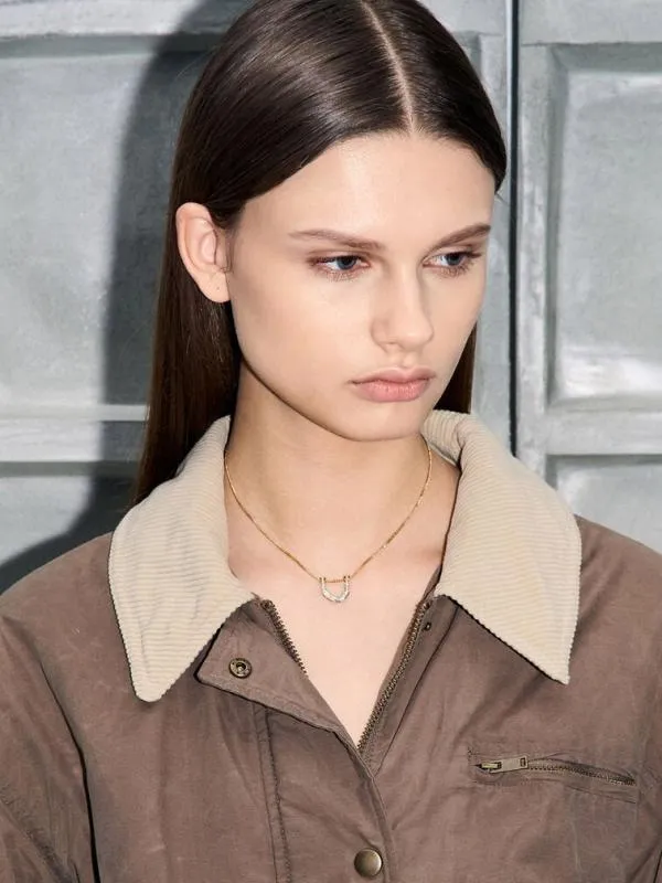 Women Gabine Swarovski Crystal Necklace 8211 Gold CHARLES and KEITH Necklaces Women Gabine Swarovski Crystal Necklace 8211 Gold CHARLES and KEITH Necklaces