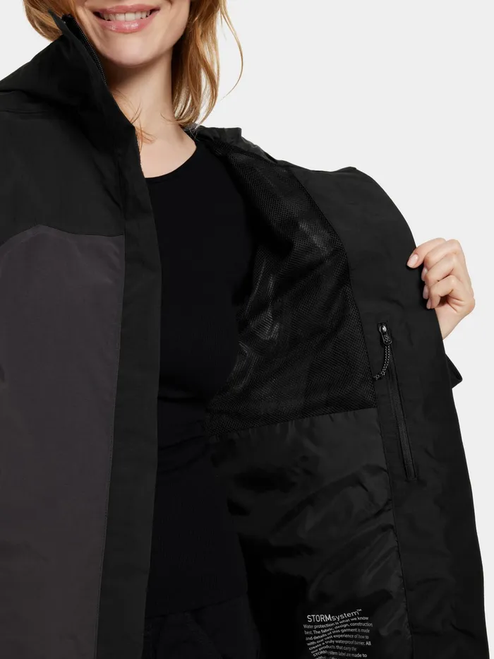 Women Grit Jacket Black Didriksons Shell Jackets