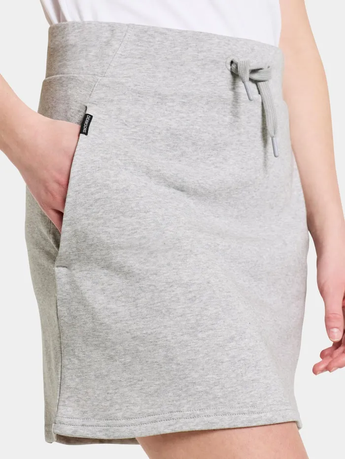 Women Hll Skirt Aluminum Melange Didriksons Skirts