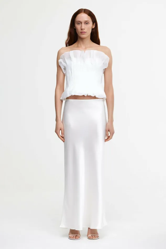Women HALEWOOD MAXI SKIRT Ivory Acler Bridal Sets