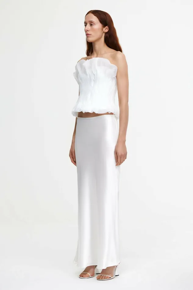 Women HALEWOOD MAXI SKIRT Ivory Acler Bridal Sets