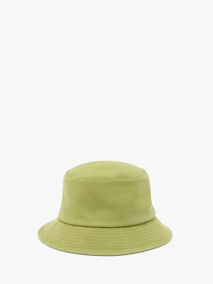 Women HATS JW Anderson BUCKET HAT WITH ANCHOR LOGO Olive Women HATS JW Anderson BUCKET HAT WITH ANCHOR LOGO Olive