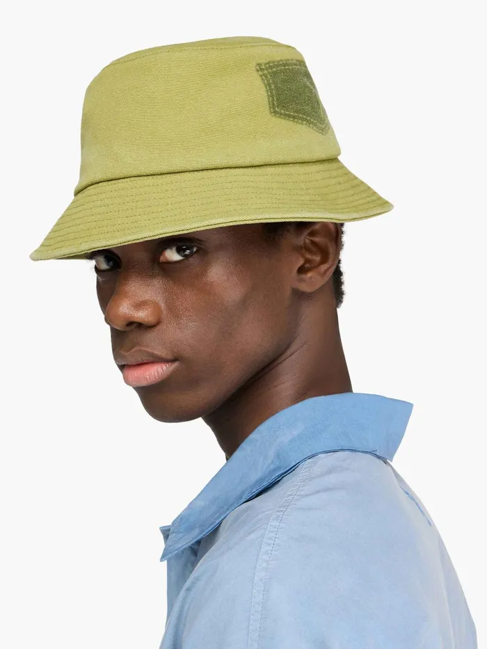 Women HATS JW Anderson BUCKET HAT WITH ANCHOR LOGO Olive Women HATS JW Anderson BUCKET HAT WITH ANCHOR LOGO Olive