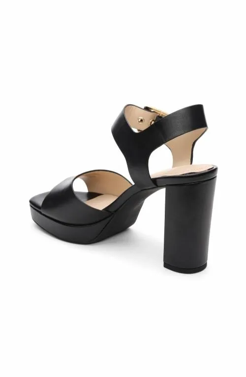 Women Heels Liverpool Los Angeles Celebrity Ankle Strap Heel Black