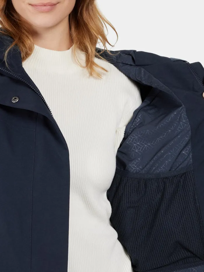 Women Ilma Parka Dark Night Blue Didriksons Spring Jackets