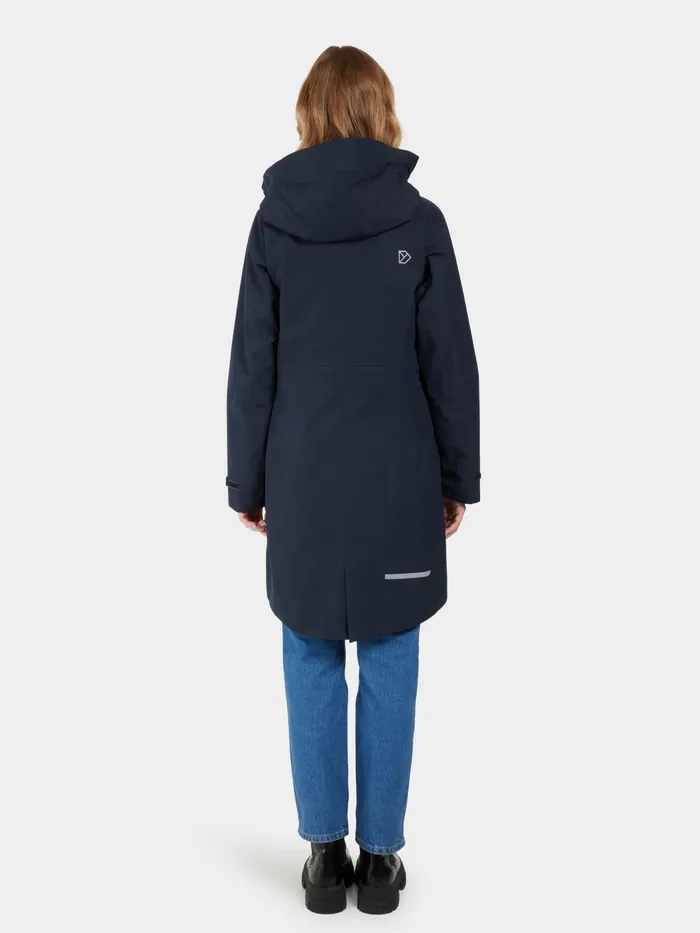 Women Ilma Parka Dark Night Blue Didriksons Spring Jackets