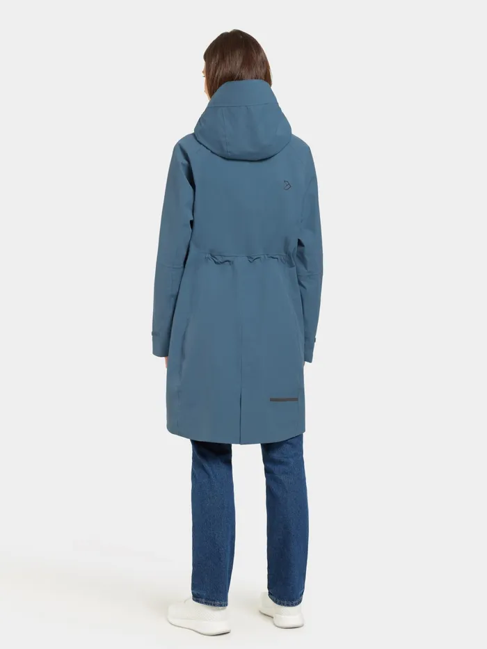 Women Ilma Parka True Blue Didriksons Spring Jackets