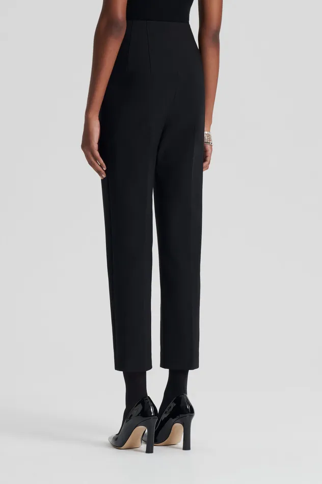 Women ITALIAN HIGHWAIST SLIM TROUSER BLACK Trousers Scanlan Theodore Women ITALIAN HIGHWAIST SLIM TROUSER BLACK Trousers Scanlan Theodore