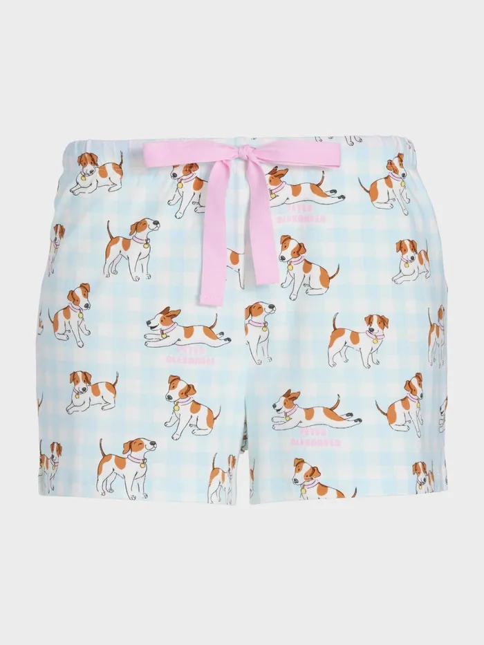 Women Jack Russell Mini Short Multi Peter Alexander Shorts