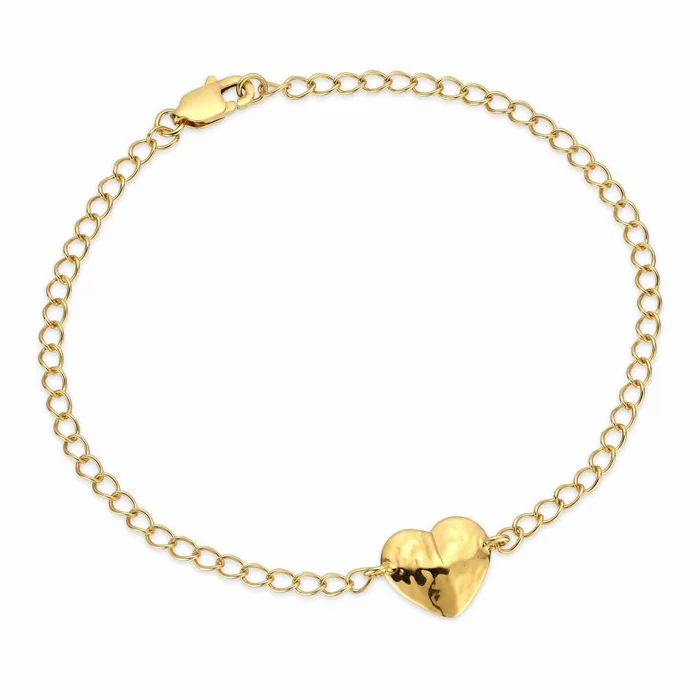 Women Jane Knig Gold Bracelets Bruised Heart Bracelet