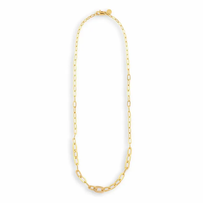 Women Jane Knig Gold Necklaces Row Chain Necklace