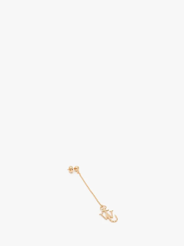 Women JEWELLERY JW Anderson ASYMMETRIC DROP CHAIN ANCHOR EARRINGS Gold Women JEWELLERY JW Anderson ASYMMETRIC DROP CHAIN ANCHOR EARRINGS Gold