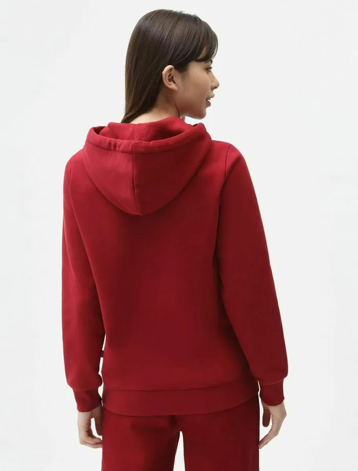 Women Jumpers and Sweatshirts Dickies Icon Logo Hoodie Bikg Red