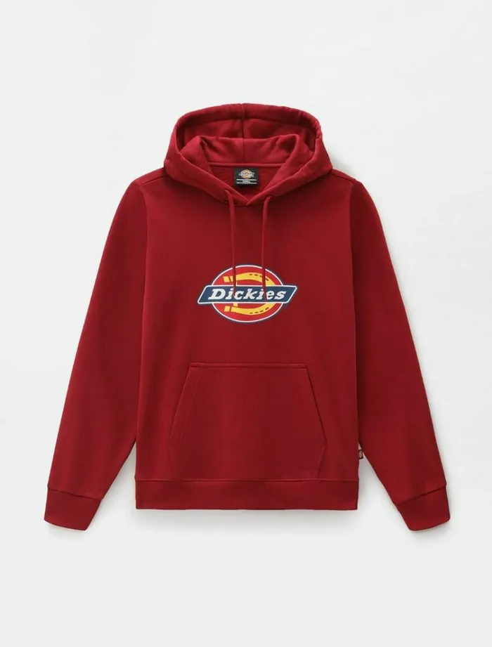 Women Jumpers and Sweatshirts Dickies Icon Logo Hoodie Bikg Red