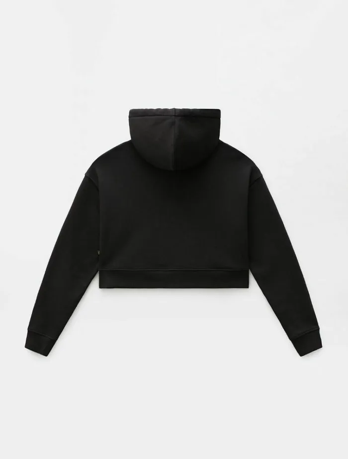 Women Jumpers and Sweatshirts Dickies Oakport Cropped Hoodie Black