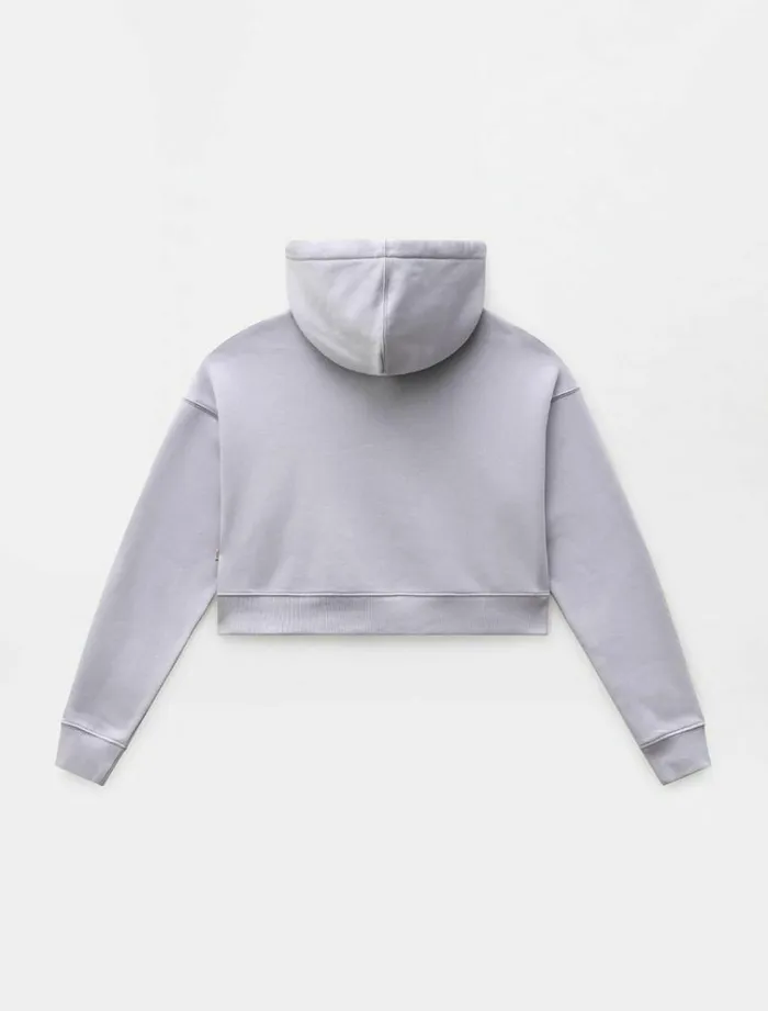 Women Jumpers and Sweatshirts Dickies Oakport Cropped Hoodie Lilac Gray